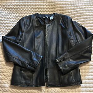 Laura, Ashley, woman’s leather jacket, size medium